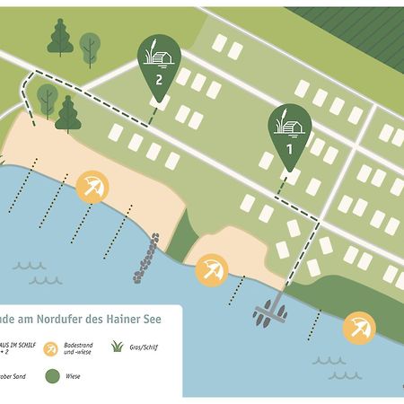 Haus Im Schilf 1 - Ferienwohnungen Am Hainer See Bei Leipzig Neukieritzsch المظهر الخارجي الصورة