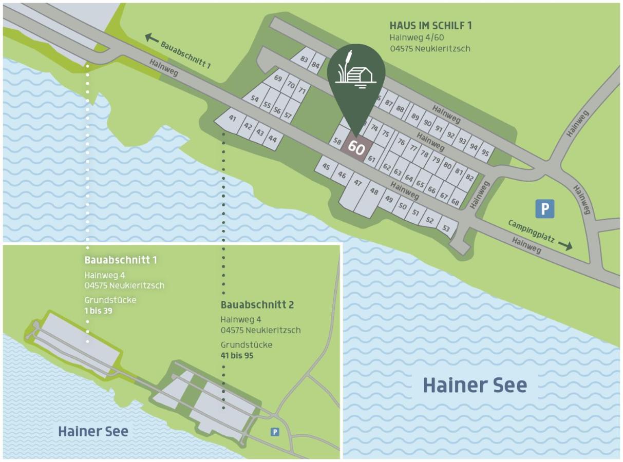 Haus Im Schilf 1 - Ferienwohnungen Am Hainer See Bei Leipzig Neukieritzsch المظهر الخارجي الصورة